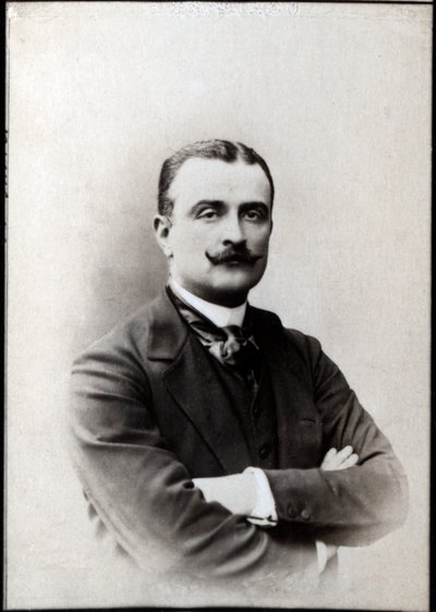 Porträt von Antoine-Amédée-Marie-Vincent Manca-Amat de Vallombrosa, Marquis de Mores (1858-1896) von French Photographer